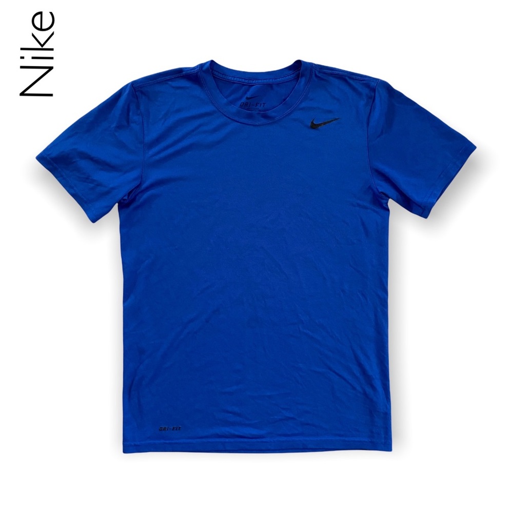 Nike Dri-Fit Royal Blue Short Sleeve Tee Shirt Top Size Small